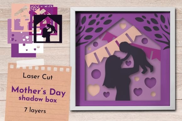 Download Mother's Day Shadow Box, Best Mom Light - Premium Bundle